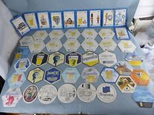 Lot de 46 SOUS BOCK différents HOEGAARDEN beer mats bierviltje Bierdeckel B80