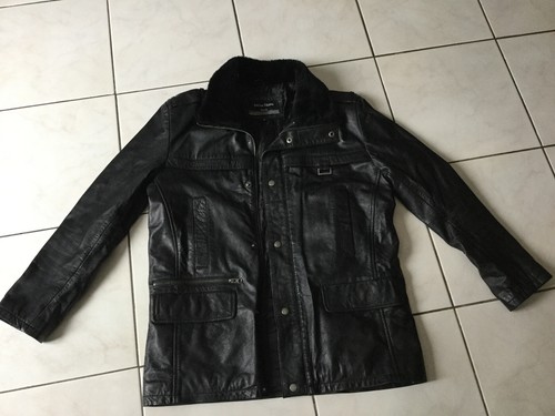 Manteau veste cuir aston - manteau,