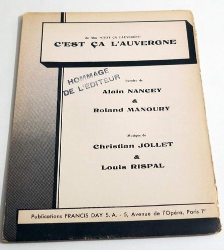 Partition sheet music jollet - sheet,