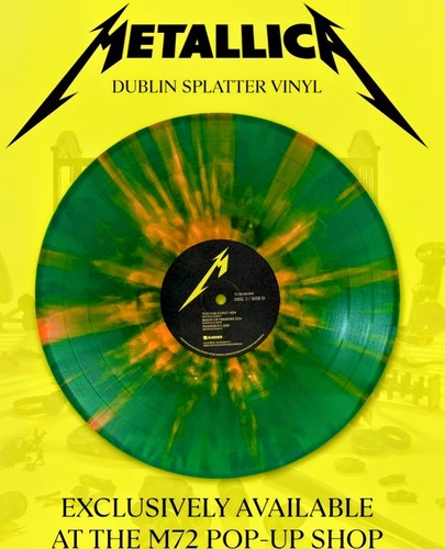 Metallica vynil dublin - dublin, 72s