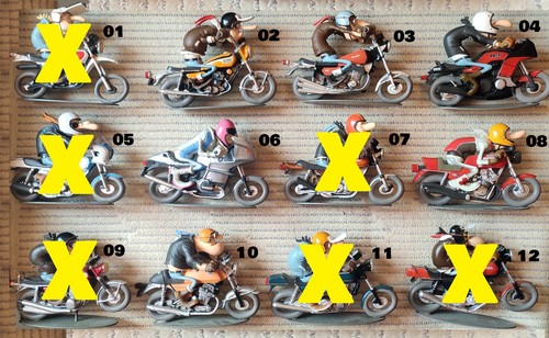 Figurines moto joe bar team - bar,