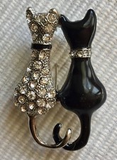 🌟Broche  Double Chat /