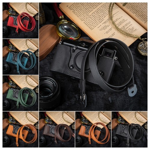 Handmade genuine leather - leather, half