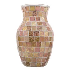  Vase en verre mosaïque pour