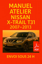 Manuel Atelier Nissan X-Trail T31 2007-2013 RTA Revue Technique Auto CD PDF