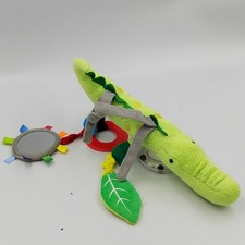 Doudou hochet crocodile vert eveil OXYBUL - 34127