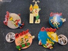 Pin's Folies ❤️ Lot 5 pin's Jiminy Cricket briquet lighter skating space Demons