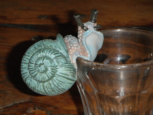 Escargot résine figurine -  escargot, à