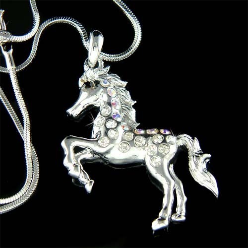 Collier charm mustang - collier,