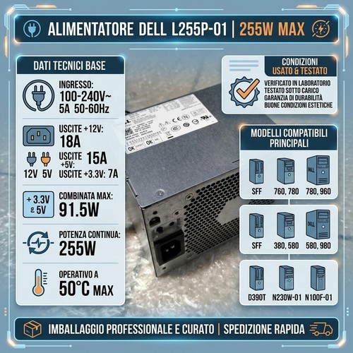 Alimentation lite l255p - lite-on, l255p-01