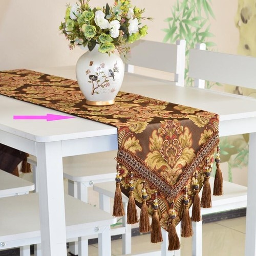 1pcs rétro jacquard chemin - 1pcs,