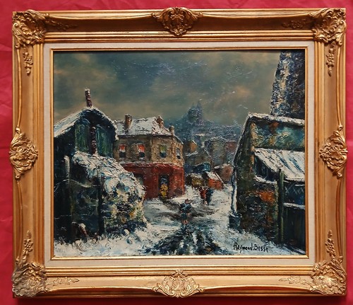 Magnifique huile par raymond - ,