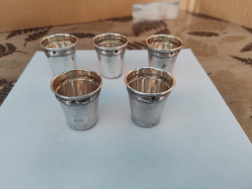 Gobelets liqueur argent - gobelets, à