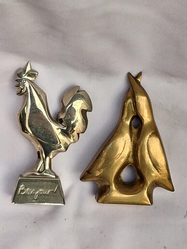 Lot deux bronze animalier - deux,
