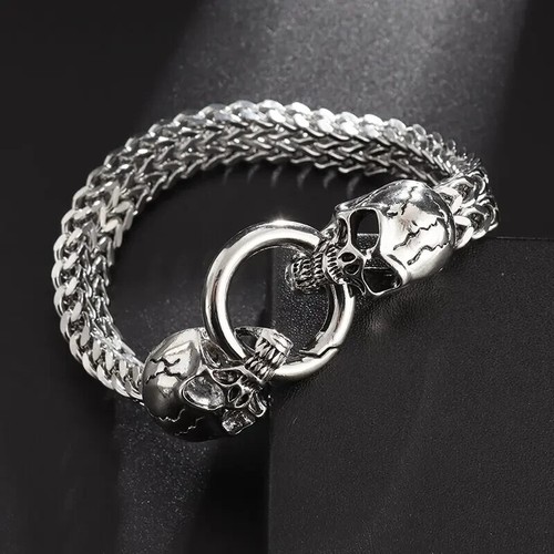 Bracelet tête mort crâne - bracelet,