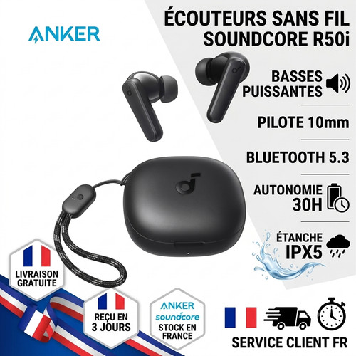 Ecouteurs sans fil bluetooth - fil,