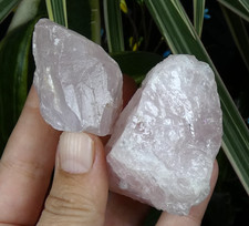 Lot 2 Quartz Rose naturel