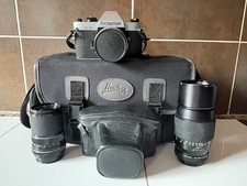 ROLLEIFLEX SL 35 MADE IN GERMANY BY ROLLEI + 3 OBJECTIFS ET SACOCHE TRANSPORT