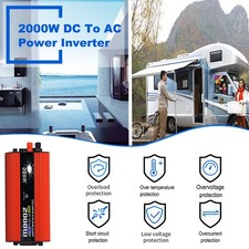 Convertisseur 2000W DC 12V 24V