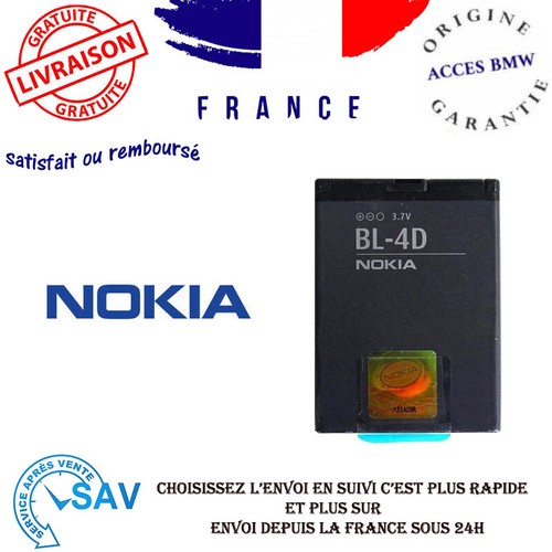 Batterie origine nokia bl4d - d,