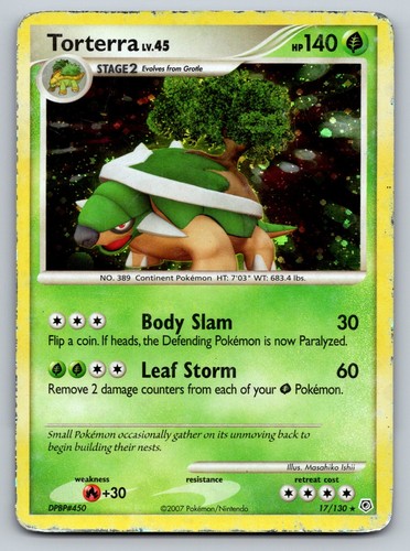 Pokémon tcg - pokémon, torterra