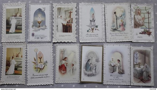 Lot 140 images pieuses - de,