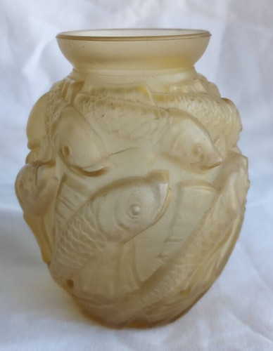 Superbe ancien vase boule art