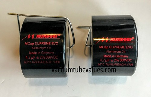 Pair two mundorf mcap - mundorf, vdc