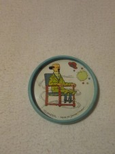 RARE COUVERCLE TONIMALT TINTIN HERGE PROFESSEUR TOURNESOL CASTERMAN VINTAGE 70S