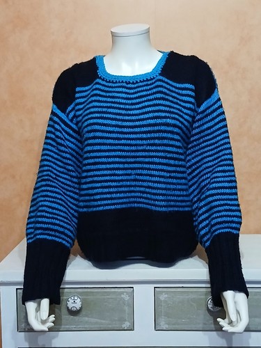 Pull tricoté main - pull,