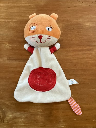 Doudou renard orange chat - l1/,