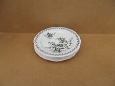 5 Assiettes Gien en faience