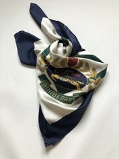 Carré en soie BURBERRY monogramme vintage