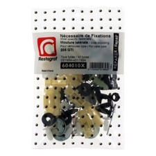 Nécessaire fixations moulure latérale 205 gti 03.1984 01.19 Restagraf