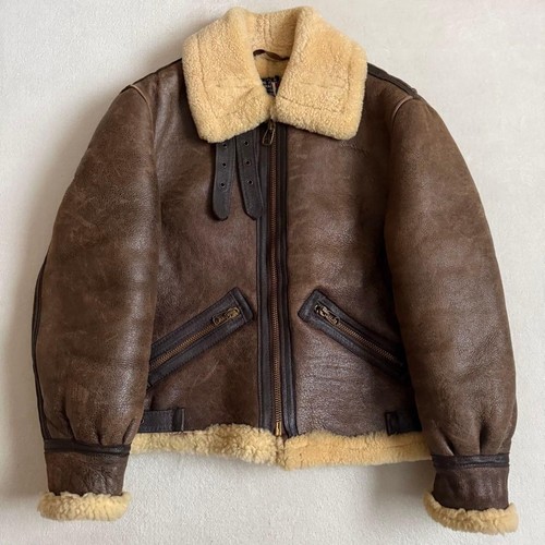 Schott flight mouton leather - schott,