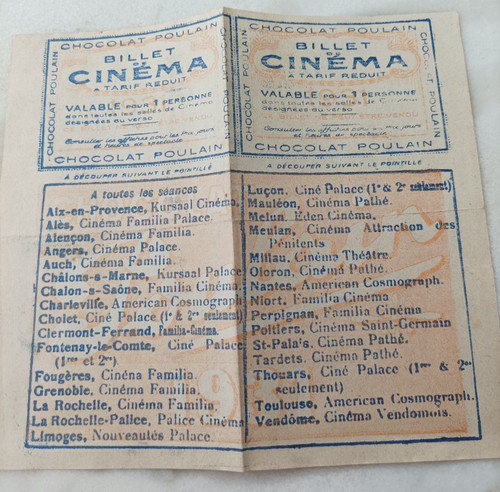 Ancienne publicite chocolat - ancienne,
