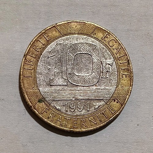 Pièce francs france 1991 - 10,