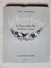 Les Heures Claires, Emile Verhaeren, ill. Pierre Gandon, Editions du Nord 1943