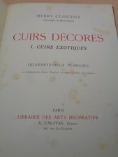 Henri Clouzot : Cuirs
