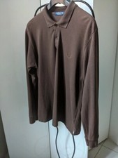 Polo manches longues TAILLISSIME marron, taille XL (54/56),  très bon état