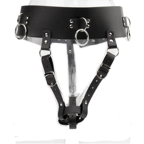Cuir pantalon ceinture de - pantalon,