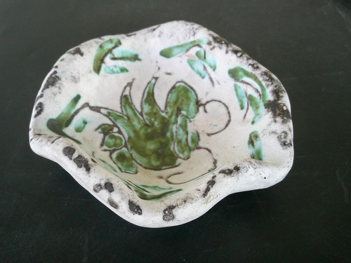 Cendrier decor stylise vert - cendrier,