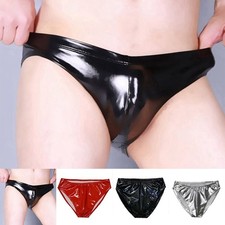 Slip bikini homme latex