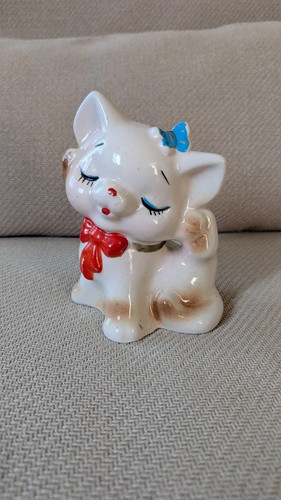 Tirelire chat céramique