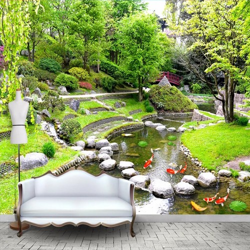 Papier peint jardin - jardin, japonais