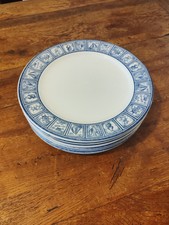 8 Assiettes Plates Pedernal Corona Colombie. 25 Cm