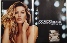 Dolce Gabbana Vintage Print Ad !! " New eau de Toilette "