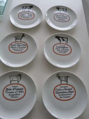 Assiettes fromage lot - à,