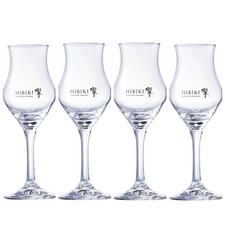 Lot de 4 verres à dégustation Whisky Hibiki SUNTORY transparents 105 ml 16...