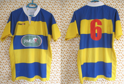 Maillot rugby porté jaune - maillot, #6